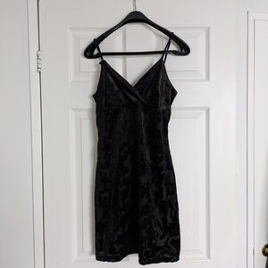 Dynamite Black Floral Mini Dress